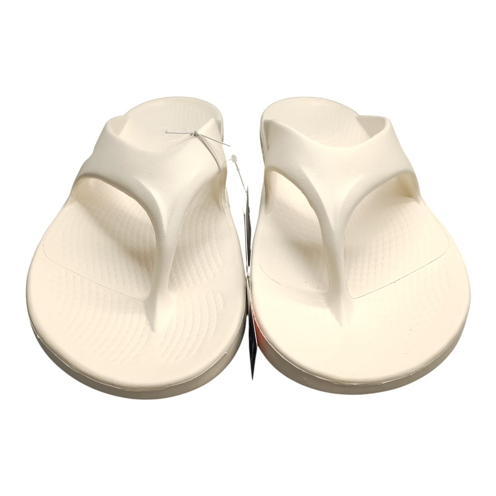 Hurley Flip Flop Sandals Mens US 12 White Non‎ Slip Grip Durable Comfort Slip On
